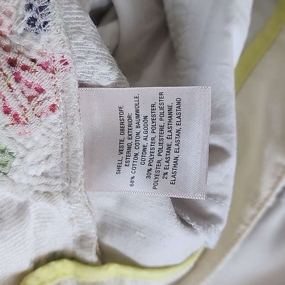 Anthropologie Elevenses embroidered floral shorts size 0 - Picture 7 of 8
